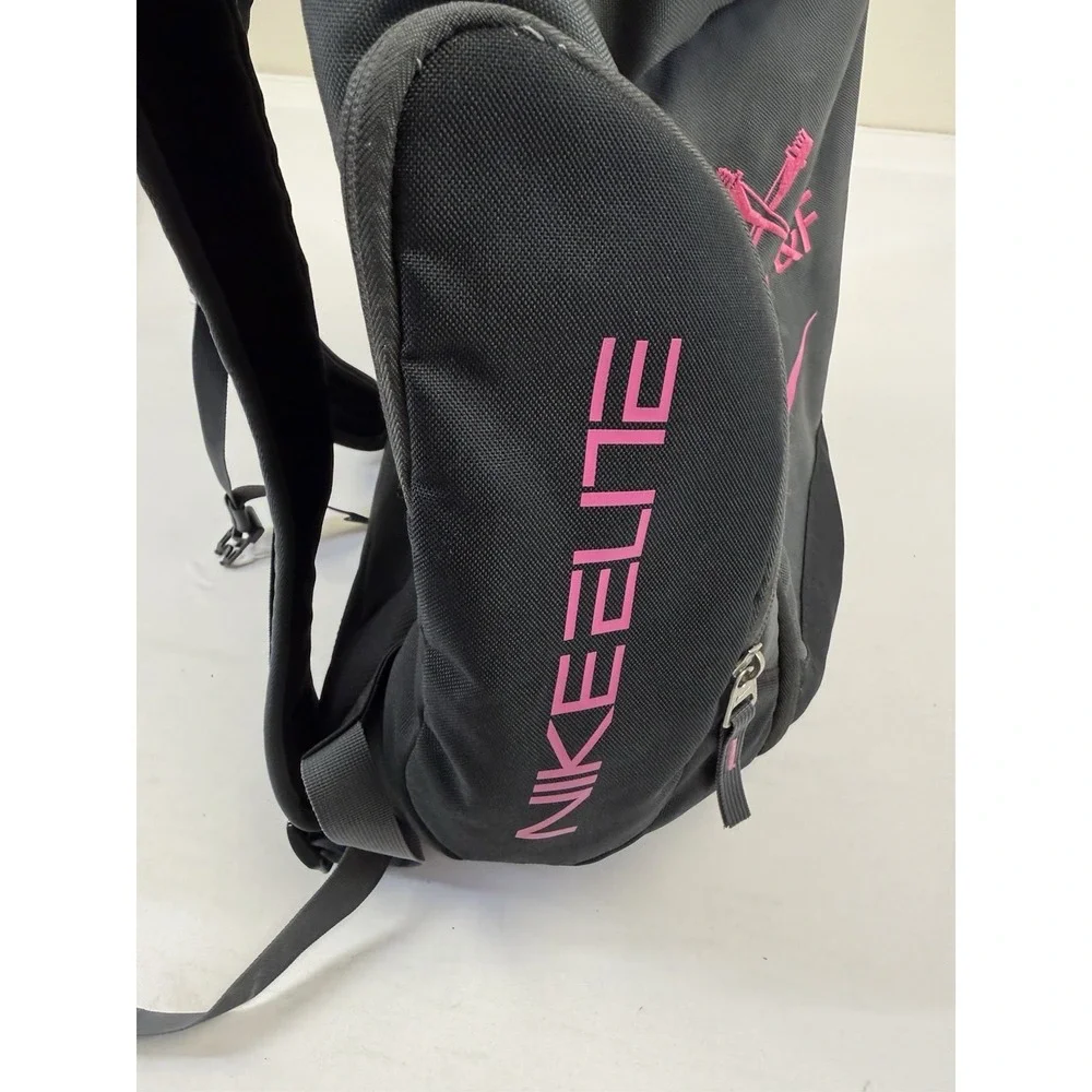 Nike Elite Basketball Backpack Black Pink Edition Large Gym Bag‎
